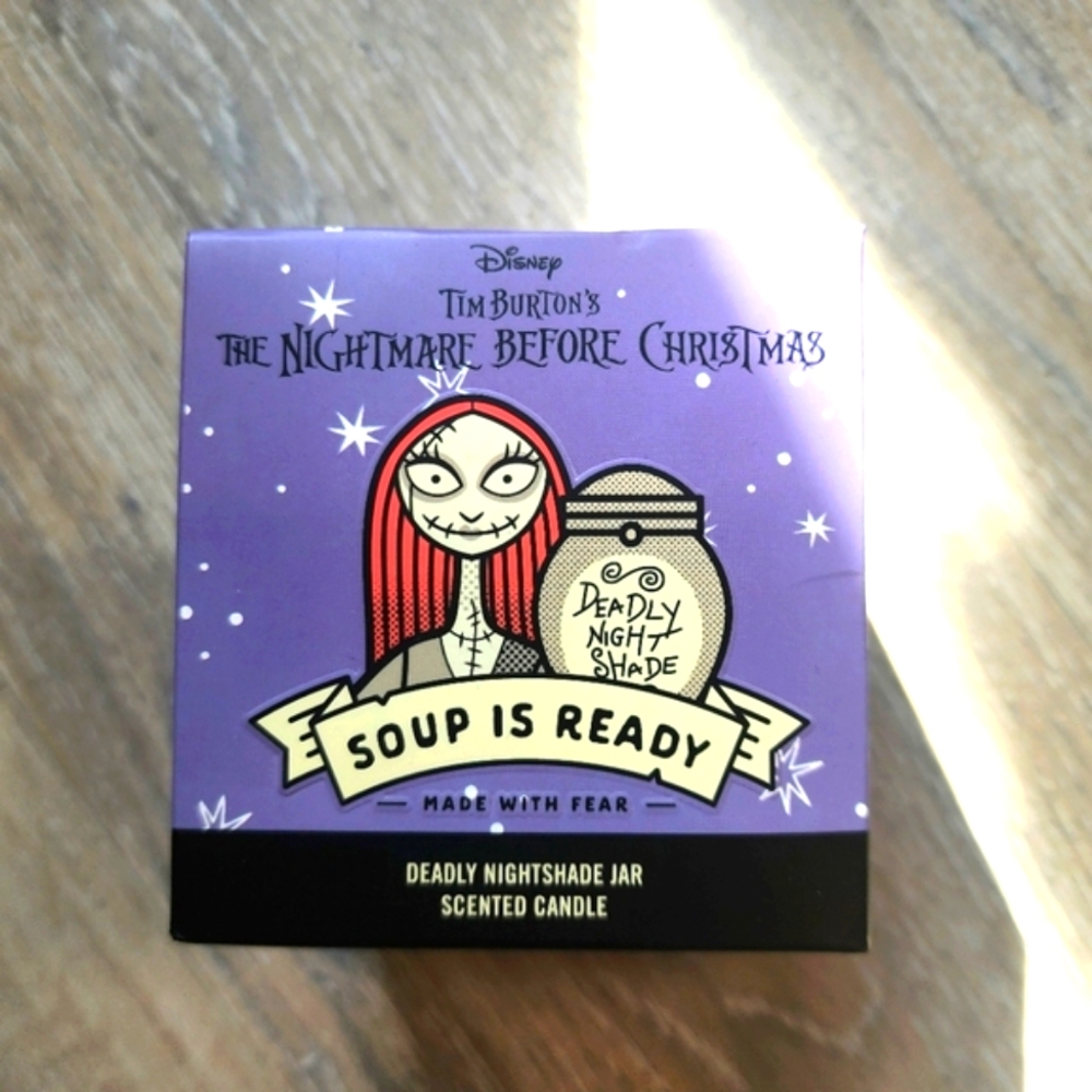 DISNEY'S Nightmare before Christmas deadly nightshade candle